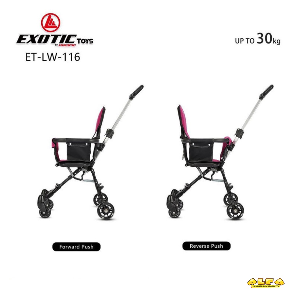 Toko Mainan ALFA Baby Stroller EXOTIC ET-LW116