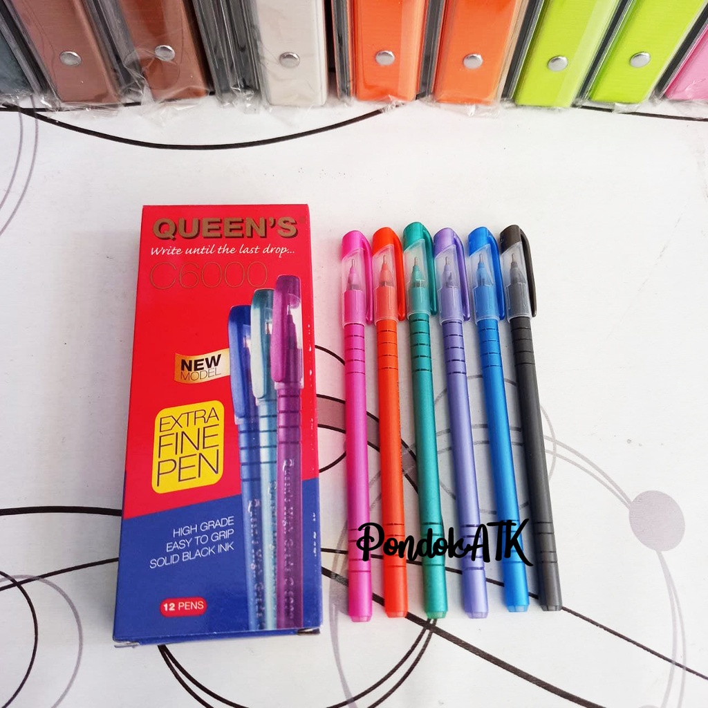 

Bolpen Murah Pulpen Faster Queen Murah 1 Lusin Grosir Bolpen Queen Tinta Hitam Pulpen Queen's Faster C6000
