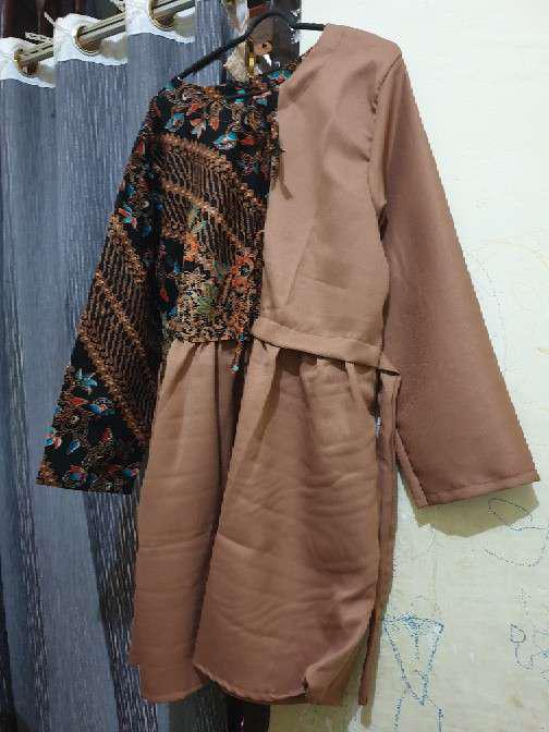 Cod>> Atasan Batik Kombinasi Wanita Batik Wanita Kombinasi Batik Seragam Wanita Seragam Batik Wanita