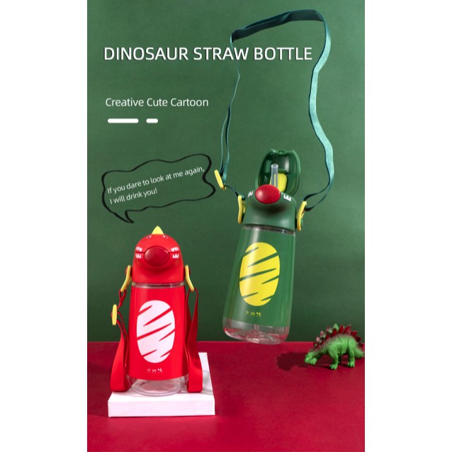 DINO botol minum 3D anak animal 450ml TMY4441