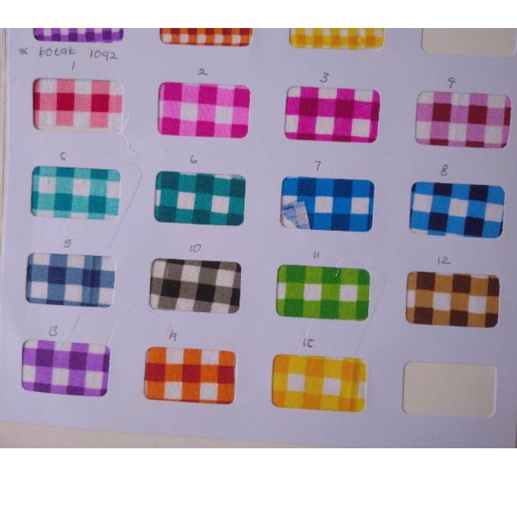 Hati-hati Barang KW?? KAIN KATUN 30s MOTIF KOTAK BESAR ezor651