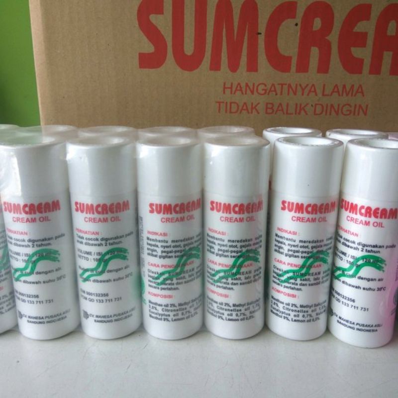 SUM CREAM, OBAT OLES, OBAT NYERI SENDI NYERI OTOT