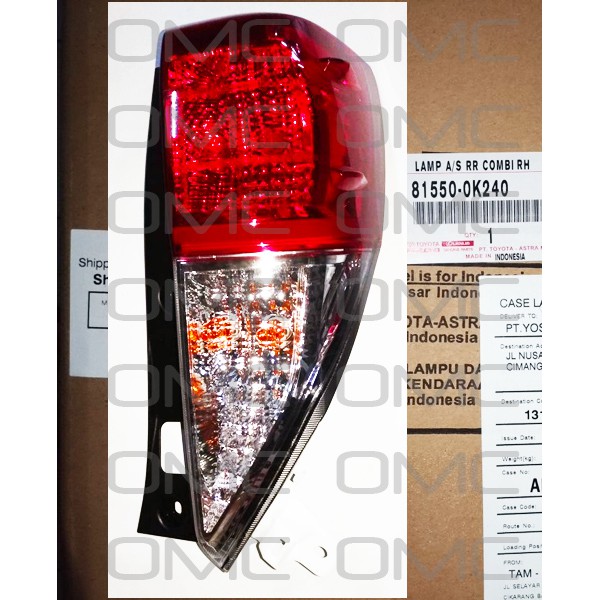 Lampu Stop / Stop Lamp Belakang Kanan Innova Reborn 81550-0K240