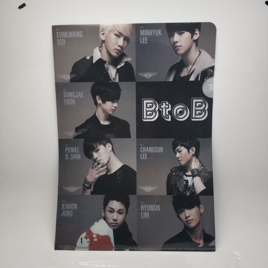 

Map folder A4 plastik / plastic KPOP / K-pop BtoB import