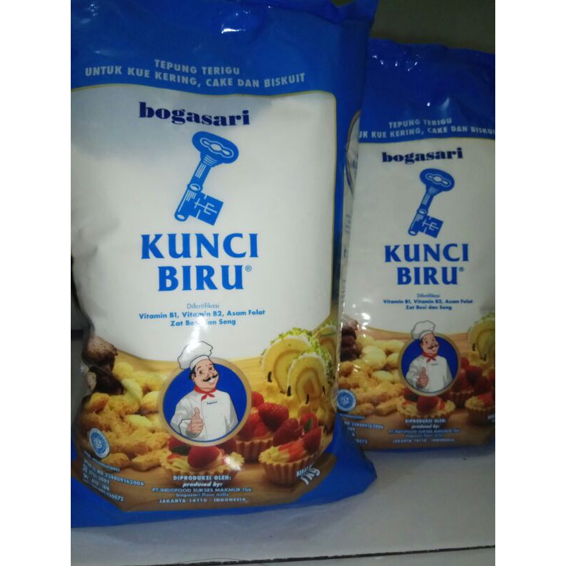 

Terigu Kunci Biru Premium 1Kg