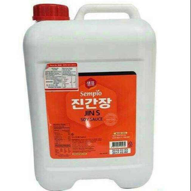 

Sempio Soy Sauce Jin S 5L Kecap Asin Korea 5 Liter Grosir Restoran