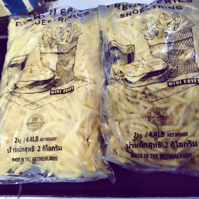 

Kentang goreng beku shoestring