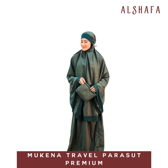 Mukena Travel Parasut Premium 02 - Putih