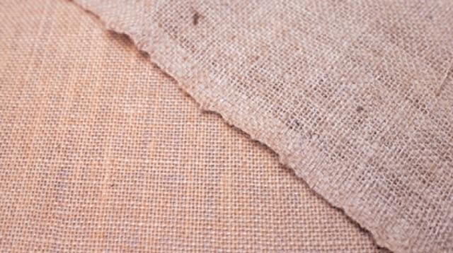 Kain Goni Premium 1 yard - Bahan Kain Karung Goni Baru - LAMINATED WATERPROOF JUTE BAG L 130cm