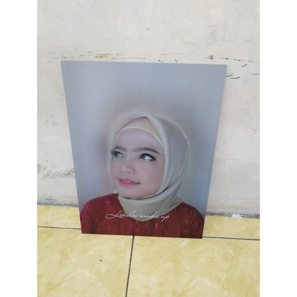 wall decor custom cetak photo suka suka