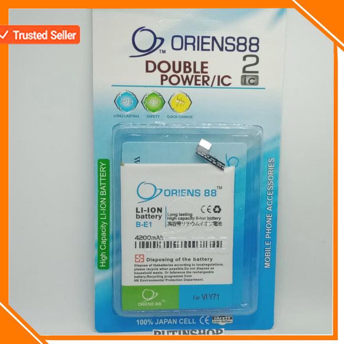 ACC HP BATERAI VIVO Y71 B E1 DOUBLE POWER 2IC