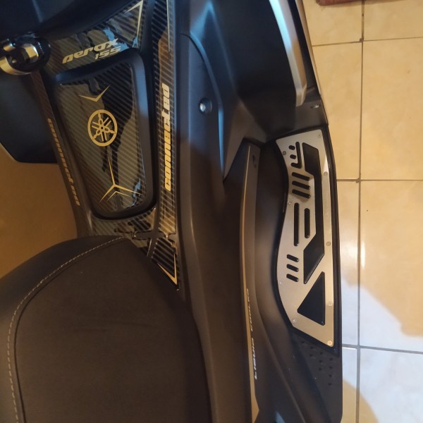 Bordes Black Diamond New Aerox Pijakan Kaki New Aerox