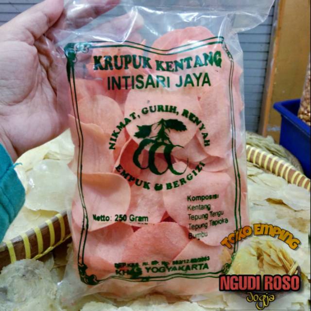 

[250gr] KRUPUK KENTANG INTISARI JAYA RASA PEDAS SAOSS