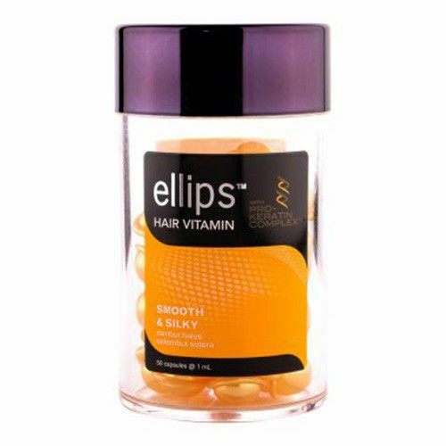 Ellips Hair Vitamin Rambut Lembut Pro Keratin Smooth &amp; Silky Jar 50pcs