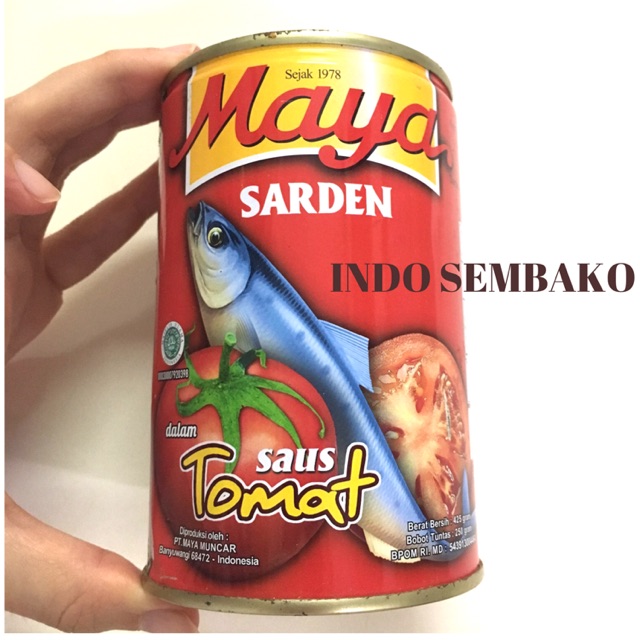 Termurah &amp; Grosir ! Maya Sarden Saus Tomat 425g / Maya Ikan Sarden