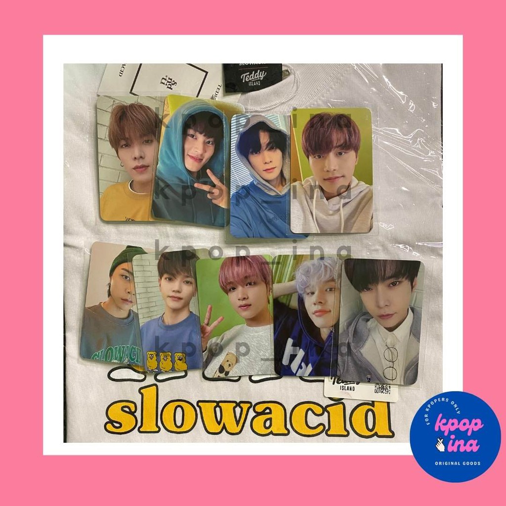 Official Photocard/T-Shirt NCT 127 Slowacid Autumn Limited ALL MEMBER