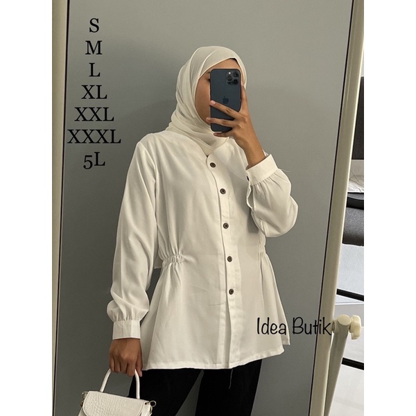 CYUPI BLOUSE KOREAN STYLE-BLOUSE WANITA SIZE S M L XL XXL XXXL 5L-2