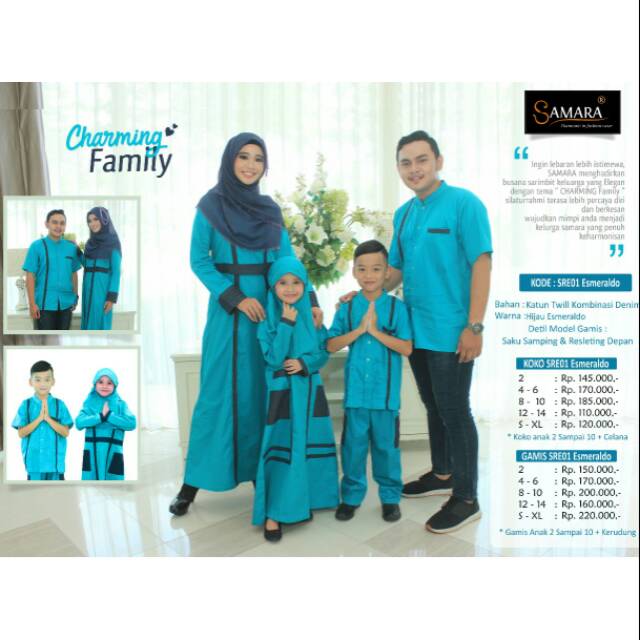 New sarimbit/ baju keluarga/ sarimbit muslim