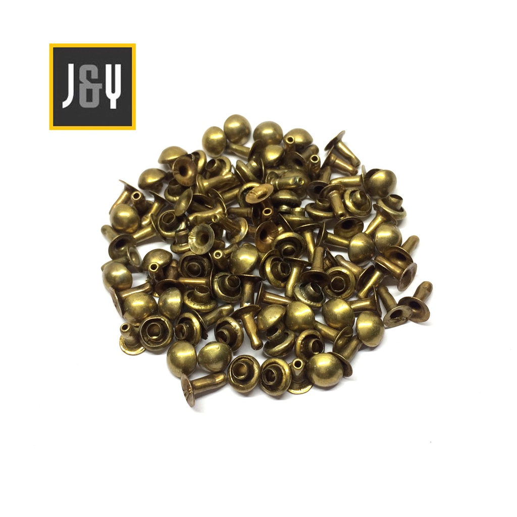 Paku keling centang jamur 8 mm antigold