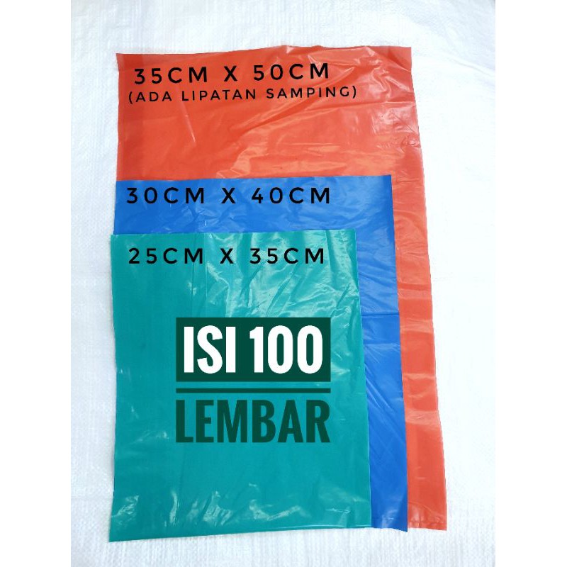 PLASTIK PACKING ONLINE PE 25x35 , 30X40 DAN 35 X 50 PLASTIK OVAL PON TANPA PLONG POLOS