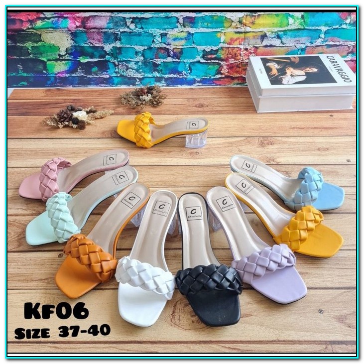 Bu14 Sepatu Heels Wanita 553 Import Batam Presilia Nude (Mocca) T Uf144 Sandal High Akinka Sdh187 Za