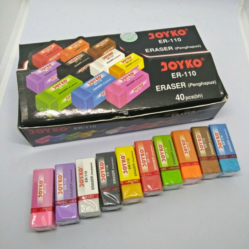

Penghapus Pensil Joyko Warna Warni