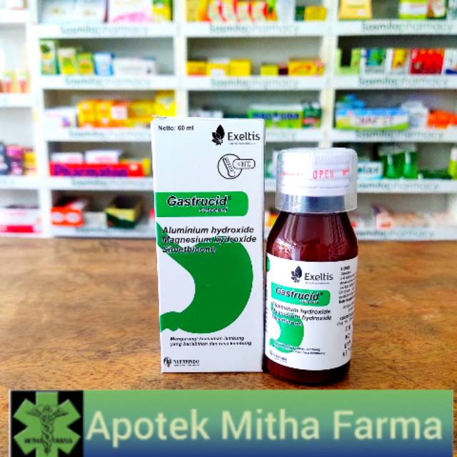 GASTRUCID SUSPENSION ANTACID SIRUP OBAT MAAG