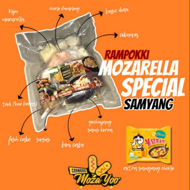 

TOPOKKI MOZARELLA SPESIAL SAMYANG CHEESE