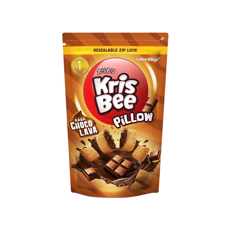 

KRIS BEE PILLOW RASA CHOCO LAVA 110G