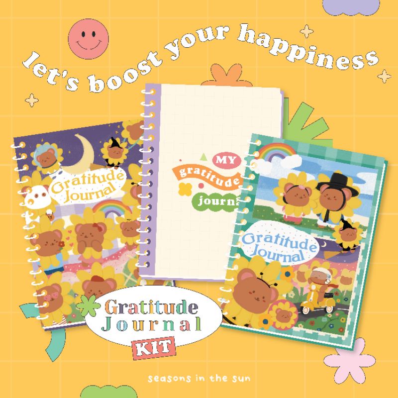 

[PRE-ORDER] GRATITUDE JOURNAL KIT / PLANNER BOOK / MONTHLY PLANNER