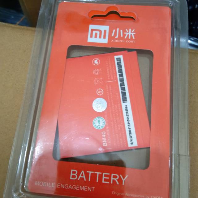 Baterai battery batre xiaomi redmi 2s mi 2a  batre xiaomi bm40 bm 40 original