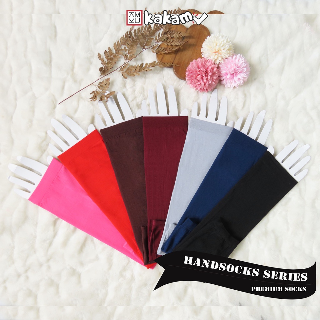 Kakamu Handsocks Manset Tangan Polos Anti Gerah