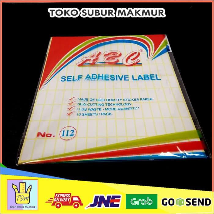 

LABEL STIKER NO. 112 - ABC