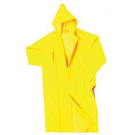 Jas Hujan Plastic PVC - Size XL - Yellow