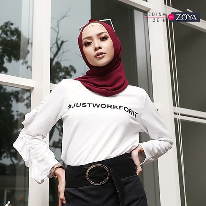 Medina Zein For Zoya Erda TShirt White
