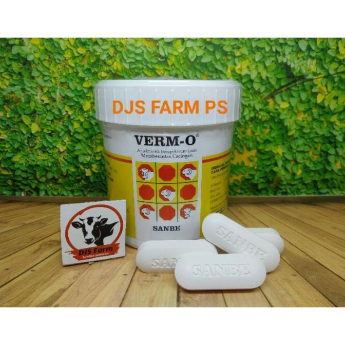 VERM O sanbe oxfendazole 42 bolus obat cacing hewan ternak besar sapi