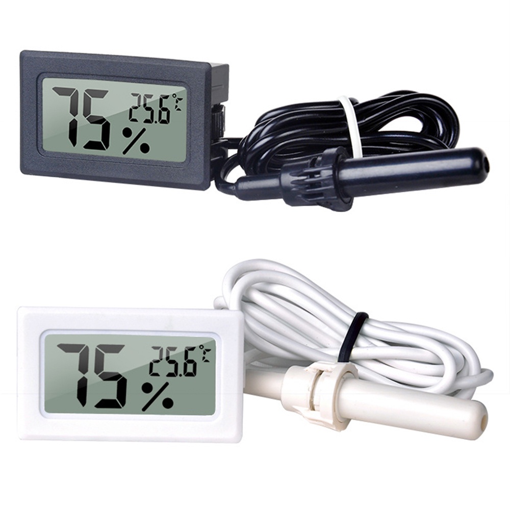 NEW 1/1.5M Electronic Digital Thermo-hygrometer Indoor Humidity&amp;Temp Monitor