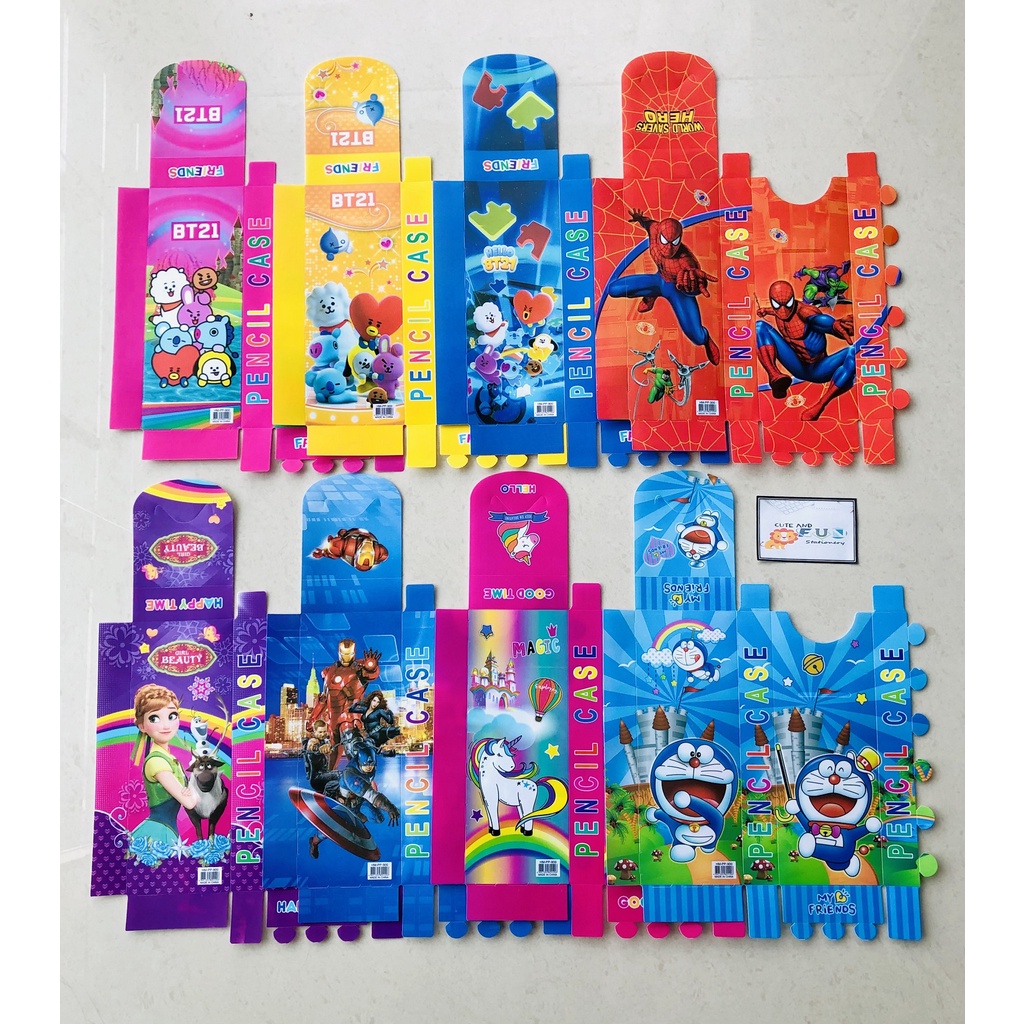 

TEMPAT PENSIL MIKA LIPAT UNICORN, BT21, SPIDERMAN
