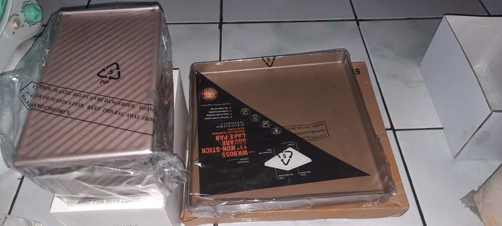 Loyang Cetakan Roti Tawar Sobek Bandung Sisir Tutup Anti Lengket Loaf Pan