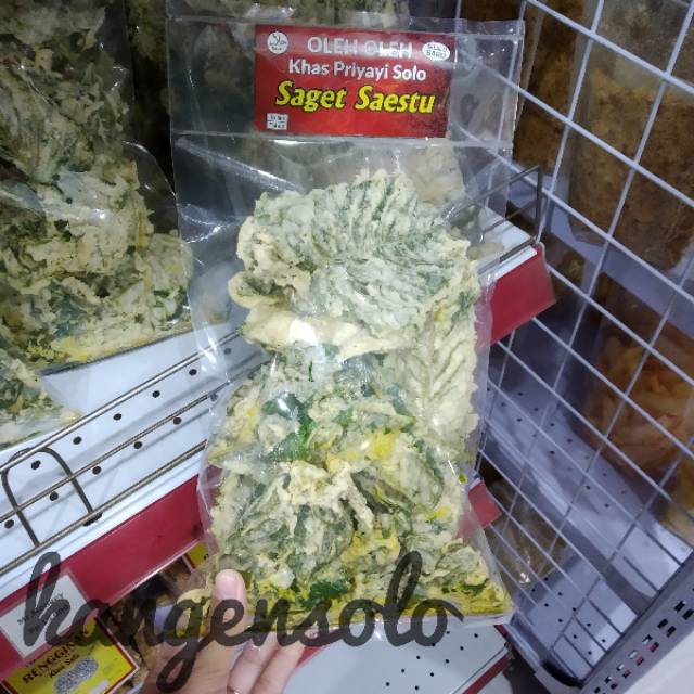 

Sekar_Shop07 Keripik Kripik Bayam Saget Saestu (Ss) 150Gr Asli Solo