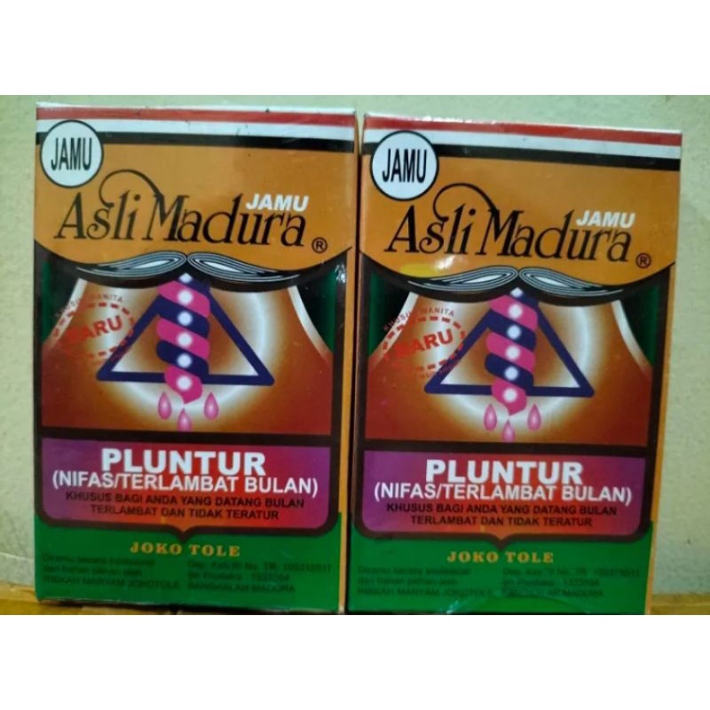 Jamu Nifas PLUNTUR (Telat Datang Bulan) Pelancar Haid Tradisional Madura