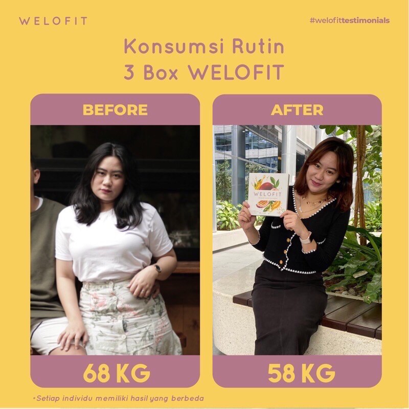 WELOFIT | Weight Loss and Fit - 2 Box, 1 Box isi 15 sachet