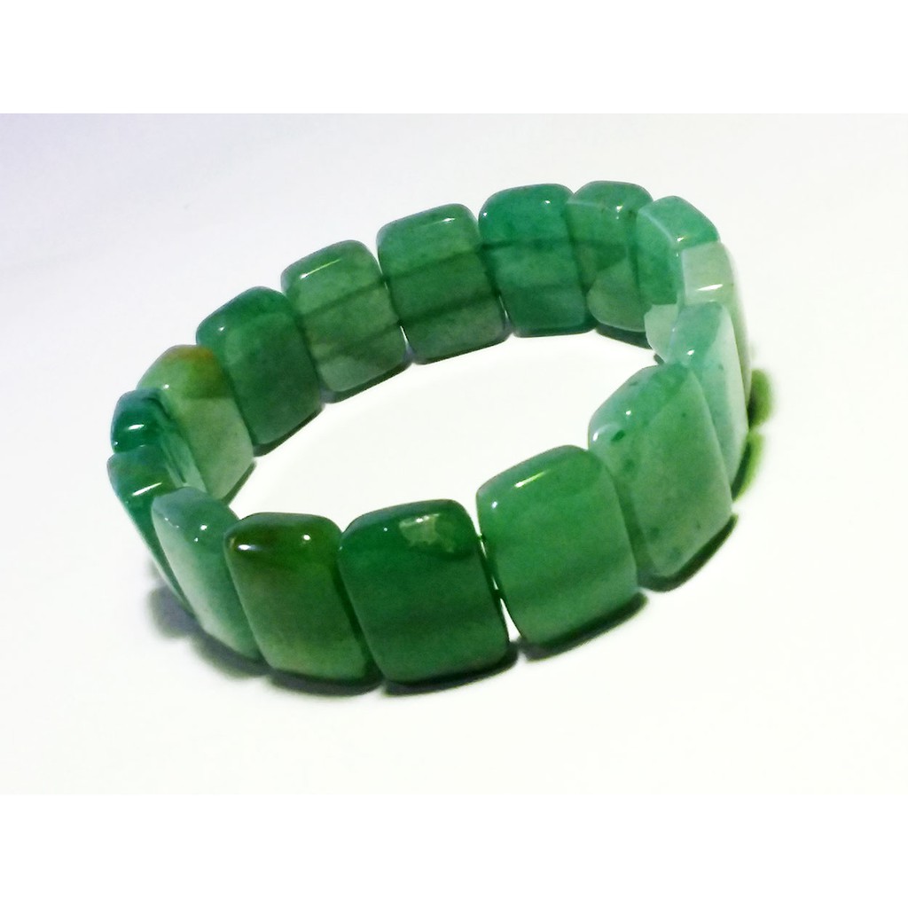 VeE Gelang Batu Giok Kotak M2 - Gelang Pria Wanita Terapi Kesehatan