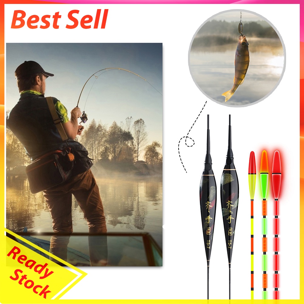 Electric Fishing Floats High Sensitivity Color Changing Fishing Buoy Bobber