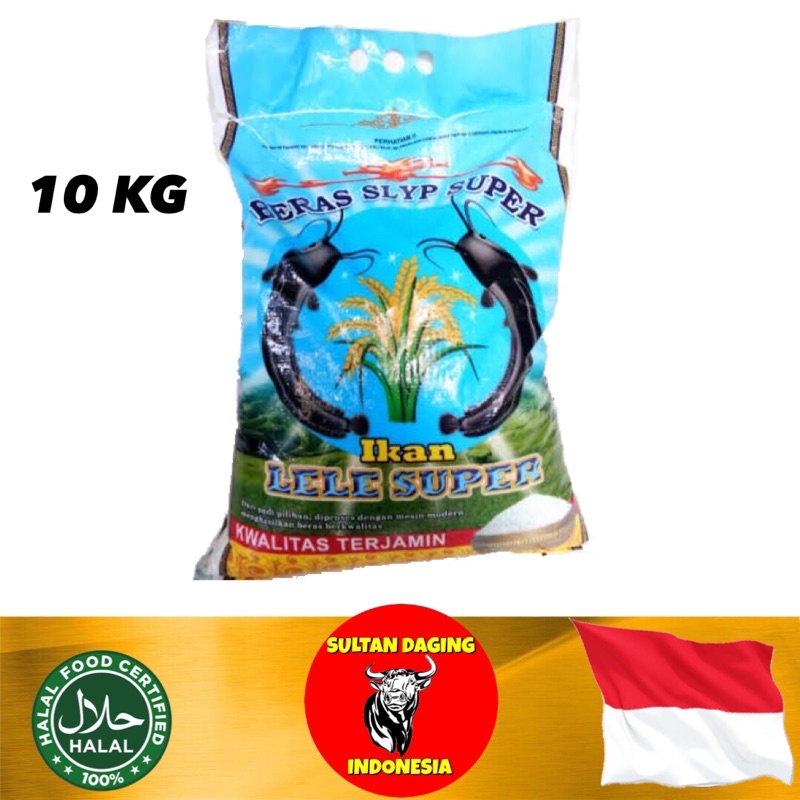 

BERAS SYLP SUPER IKAN LELE SUPER 10 KG/ BERAS LELE/ BERAS LELE SUPER/ BERAS SYLP SUPER/ BERAS SYLP