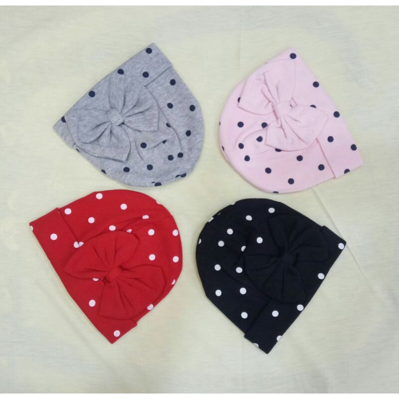 KUPLUK PITA POLKADOT WARNA (T17)