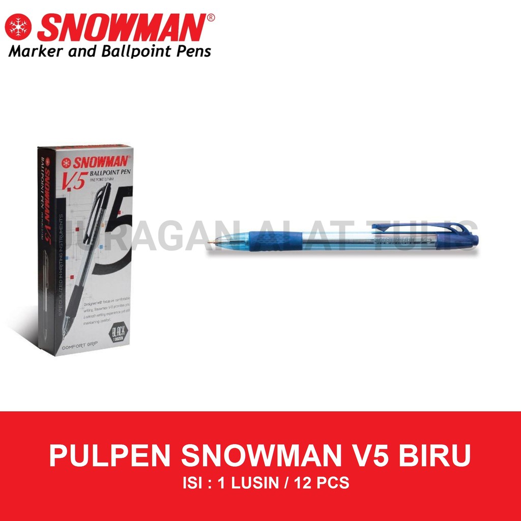 

PULPEN SNOWMAN V5 BIRU