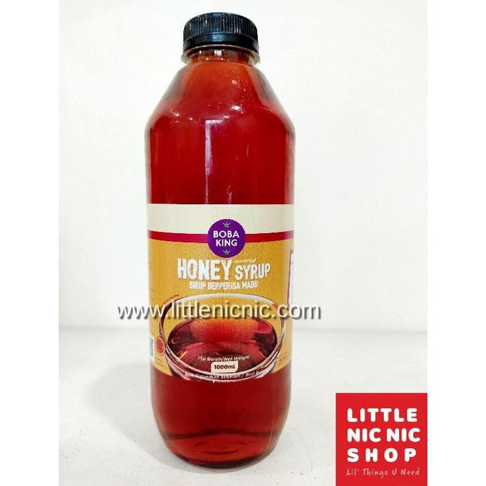 

BOBA KING HONEY SYRUP 1000 ML SIRUP MADU