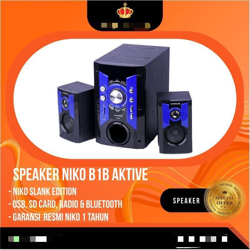 Speaker Multimedia Bluetooth Niko NK - B1B