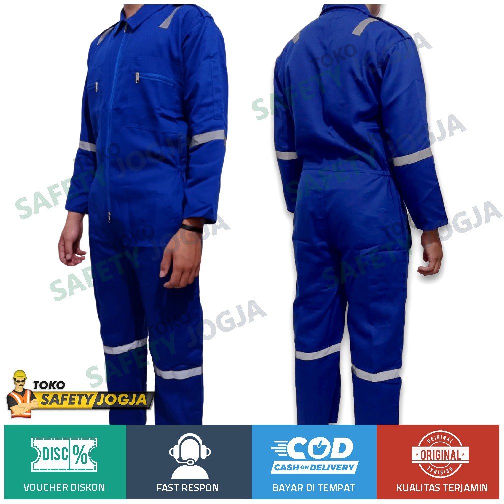 COVERALL WEARPACK TERUSAN SERAGAM PAKAIAN SAFETY KERJA